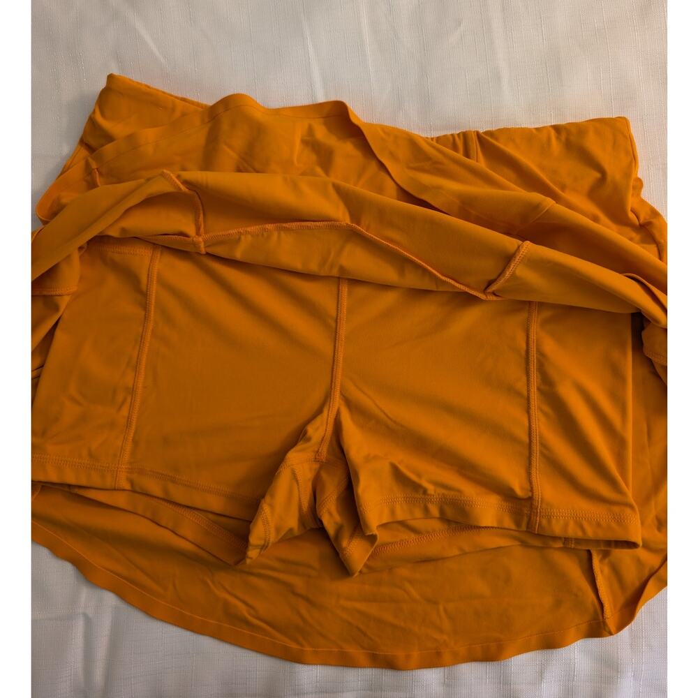 JoyLab Game Day Drop Waist Burnt Orange Skort - Picture 8 of 16